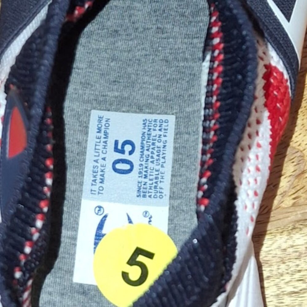 NEW CHAMPION Hyper Future Hi Pull on Sneaker from Finish Line Big Kids Size 5 - Picture 6 of 8
